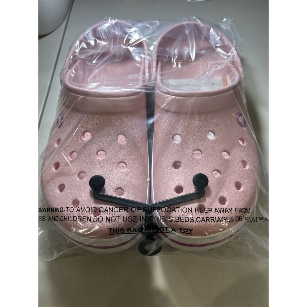 Crocs Crocband Clog Pearl Pink Wild Orchid Men’s  Size 10 Women’s Size 12 NEW